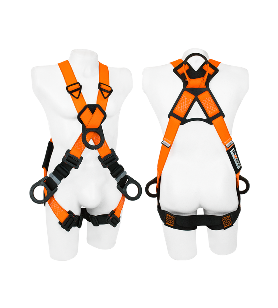 Arnés 4 Argollas Dieléctrico Con Argolla Dorsal En Reata