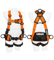 Arnés 4 Argollas En H Dieléctrico Light Con Soporte Lumbar