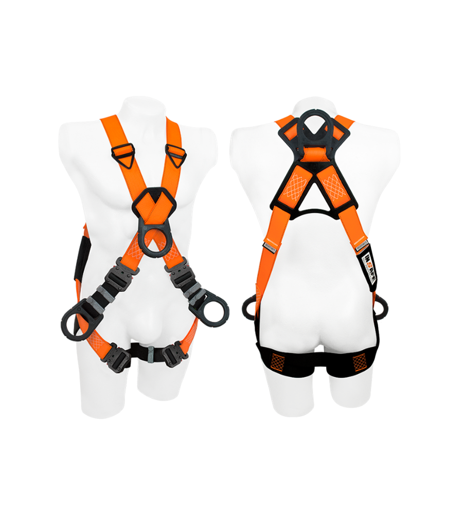 Arnés 4 Argollas Dieléctrico Con Hebillas De Ajuste Rápido