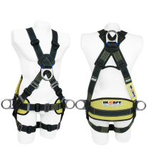 Arnés 4 Argollas En Kevlar Con Soporte Lumbar