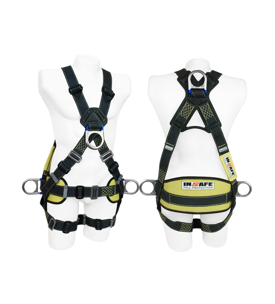 Arnés 4 Argollas En Kevlar Con Soporte Lumbar