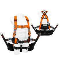 Arnés 4 Argollas Con Soporte Lumbar Y Silla De Suspensión