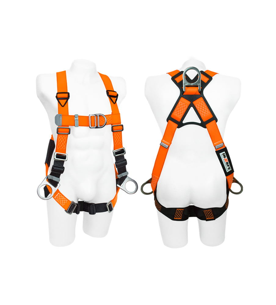 Arnés 4 Argollas En H Con Herraje En Acero InoxidableArnés 4 Argollas En H Con Herraje En Acero Inoxidable