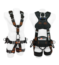 Arnés 5 Argollas Para Rescate Con Soporte Lumbar