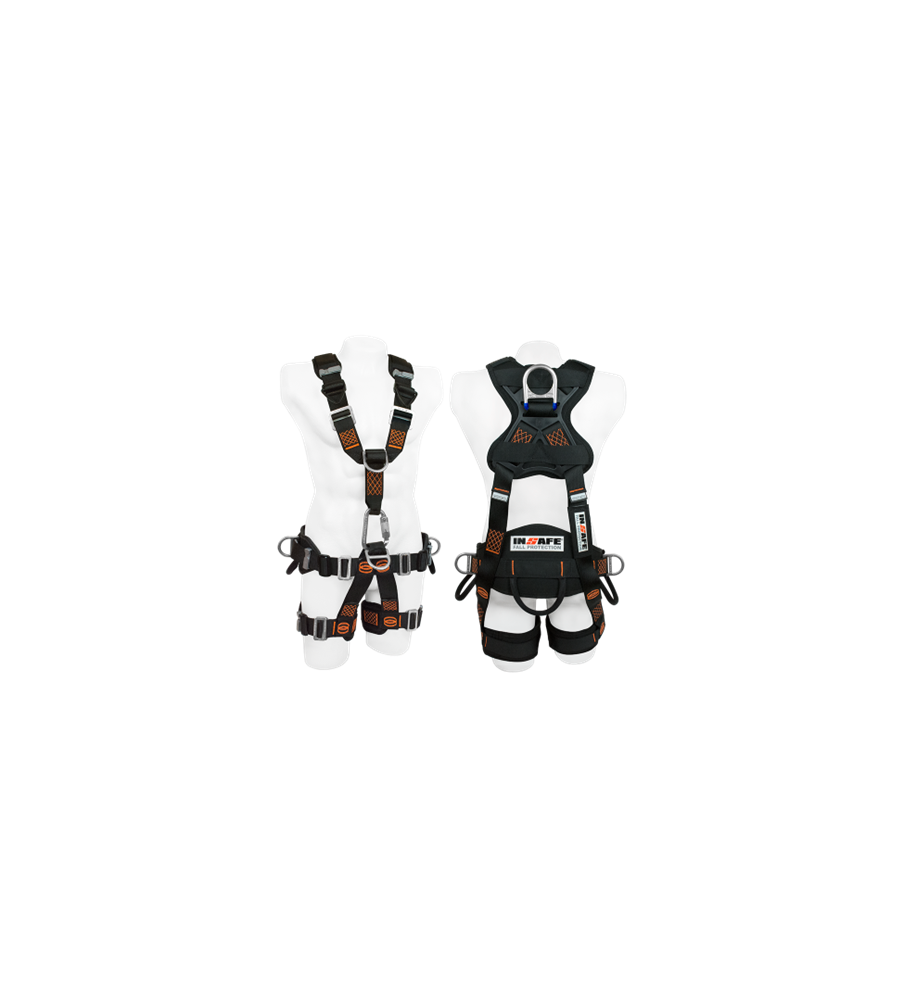 Arnés 5 Argollas Para Rescate Con Soporte Lumbar