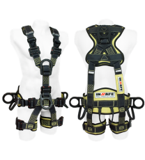 Arnés 5 Argollas Para Rescate Para Arco Eléctrico Con Soporte Lumbar
