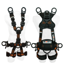 Arnés 5 Argollas Para Rescate Dieléctrico Con Soporte Lumbar