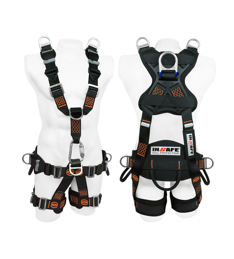 Arnés 7 Argollas Para Rescate Para Espacios Confinados Con Soporte Lumbar
