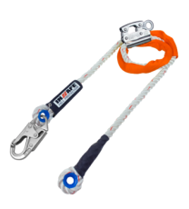 Eslinga De Posicionamiento En Cuerda 16mm Torcida Con Freno