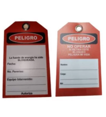 Tarjeta no Operar Lock