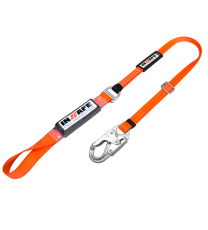 Eslinga Sencilla con Absorbedor Regulable y Argolla en Reata