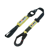 Eslinga Sencilla con Absorbedor Regulable para Arco Eléctrico y Argolla en reata con Gancho 2¼