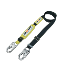 Eslinga Sencilla Con Absorbedor Regulable En Kevlar Con Herraje En Acero Inoxidable