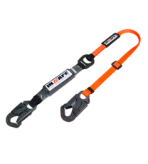 Eslinga Sencilla Con Absorbedor Regulable Y Ganchos Dieléctricos