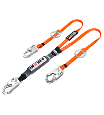 Eslinga en Y con Absorbedor Regulable y Ganchos ¾ con Tie Back