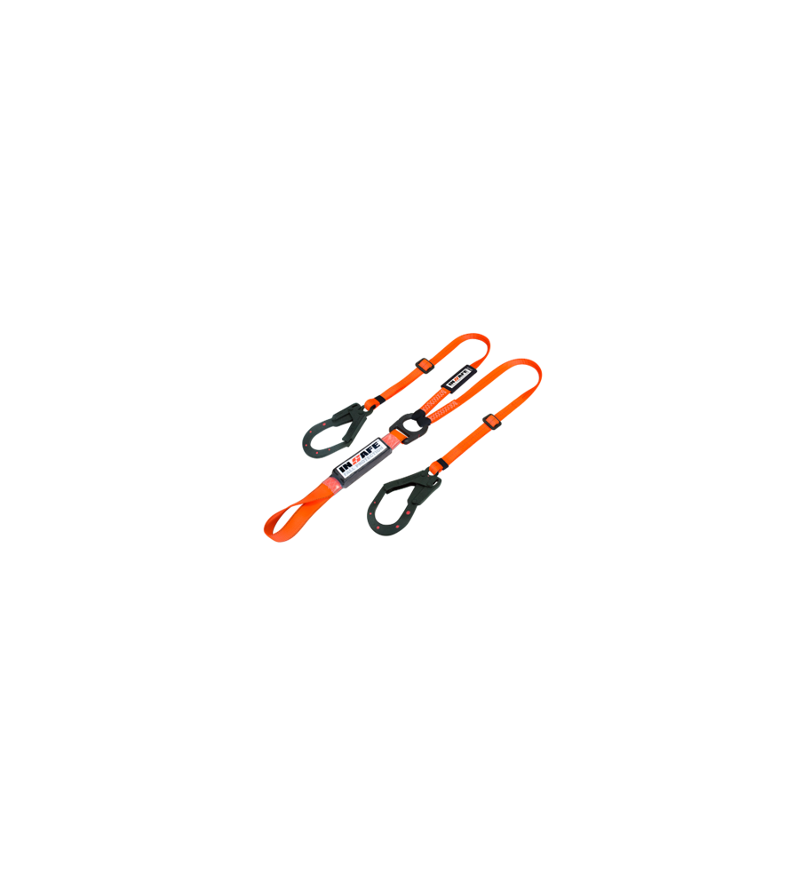 Eslinga En Y Con Absorbedor Regulable Con Mosquetón Dieléctrico