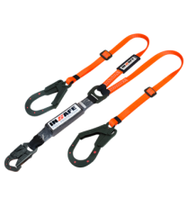 Eslinga En Y Con Absorbedor Regulable Y Ganchos Mixtos Dieléctricos