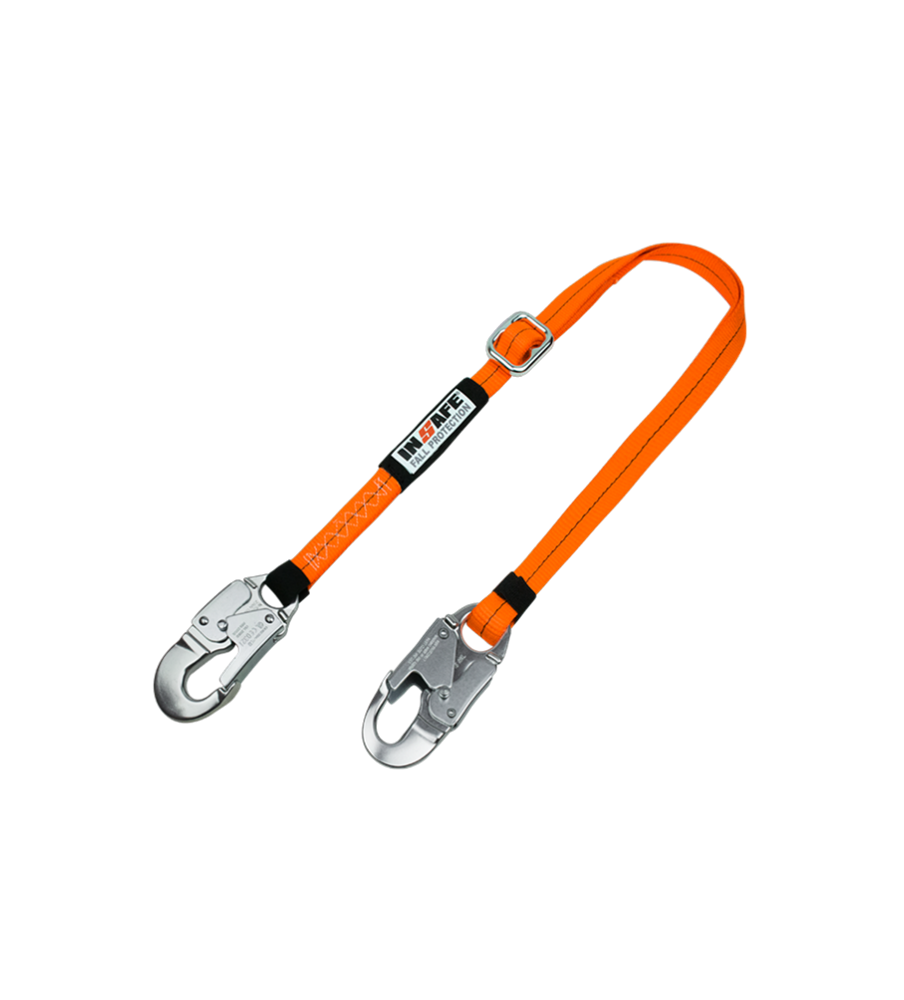 Eslinga De Posicionamiento Regulable Con Ganchos En Aluminio