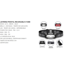 Linterna recargable