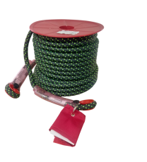 Línea de vida vertical portátil en POLIÉSTER con Lock (cosido en la punta y buje plástico)