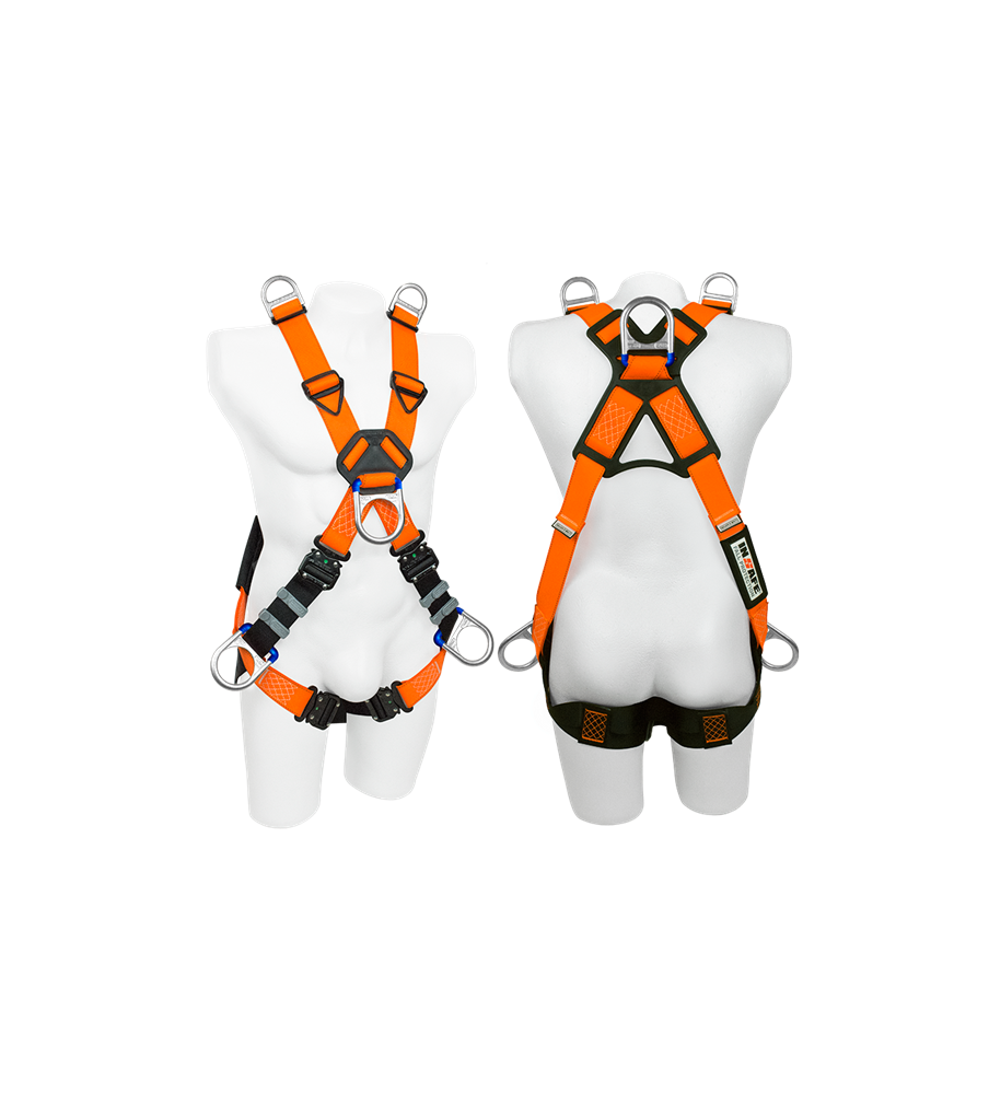 Arnés 6 Argollas Para Espacios Confinados Con Hebillas De Ajuste Rápido