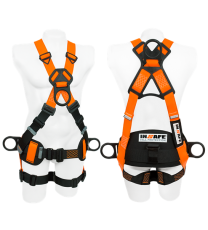 Arnés 4 Argollas Dieléctrico LIGHT Con Soporte Lumbar y Porta Herramientas