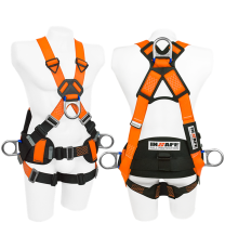 Arnés 4 Argollas con Soporte Lumbar