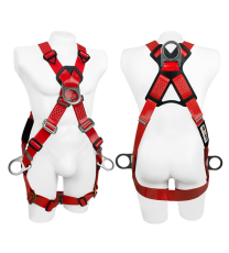 Arnés 4 Argollas En Poliuretano Con Herraje En Acero Inoxidable