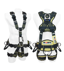 Arnés 7 Argollas Para Rescate Y Espacios Confinados En Kevlar Con Soporte Lumbar