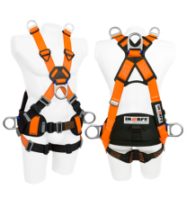 Arnés 6 Argollas para Espacios Confinados con Soporte Lumbar