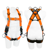 Arnés 6 Argollas En H Para Espacios Confinados