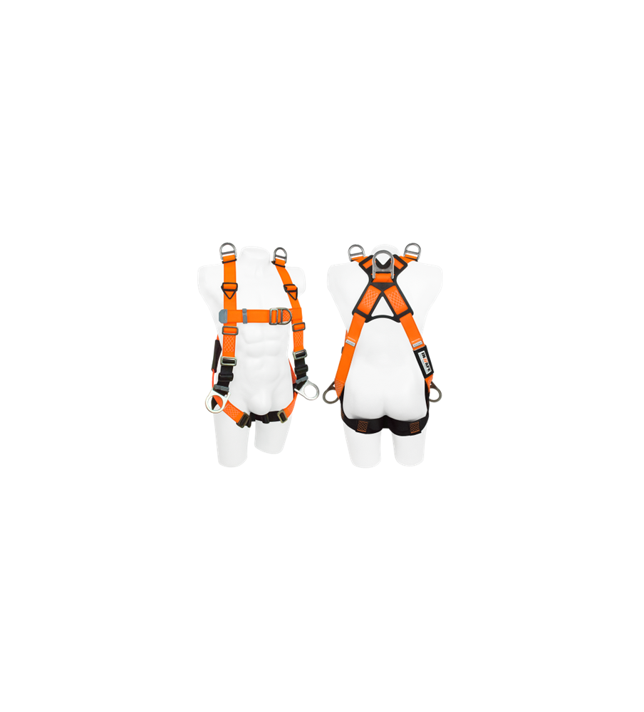 Arnés 6 Argollas En H Para Espacios Confinados Con Herraje En Acero Inoxidable